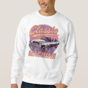 Retro 80er "Klassische Maschine" Oldtimer Sweatshirt