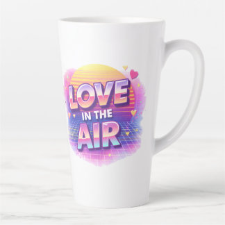 Retro 80er Liebesluft Valentinstag Kerze für Verli Milchtasse