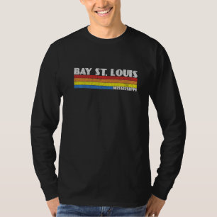 Retro 80er Mississippi MS Souvenir Bay St Louis T-Shirt