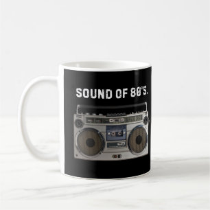 Retro‑80er‑Musik‑Tasse Kaffeetasse