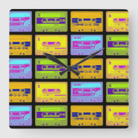Retro 80er Pop Art Kassetten