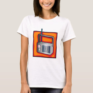 Retro 80er Pop Art Radio Vibrant Vintage T-Shirt