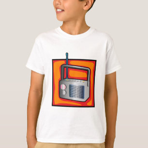 Retro-80er-Pop-Art-Radio Vibrant Vintage T-Shirt
