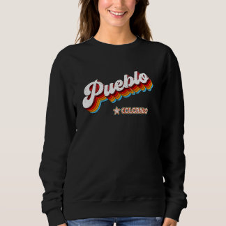 Retro 80er Pueblo Colorado Co Sweatshirt