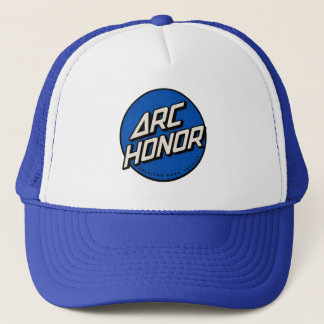 Retro 80er Skate Shop Blaues Logo Foamy Trucker Hu Truckerkappe