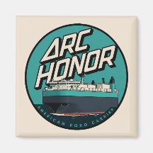 Retro 80er Skate Shop Logo Magnet