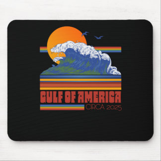 Retro 80er Style Gulf of America Circa 2025 Mousepad
