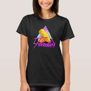 Retro 80er Vaporwave Chicken Tendies Dank Meme T-Shirt