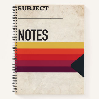 Retro 80er VHS Tape Notebook School Stranger Dinge Notizbuch