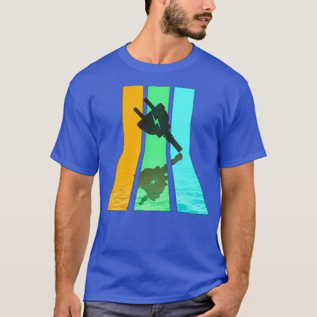Retro 80er Vintag Style Electrical T-Shirt (Vorderseite)