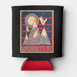Retro 80er Wachusett Mountain Ski Dosenkühler