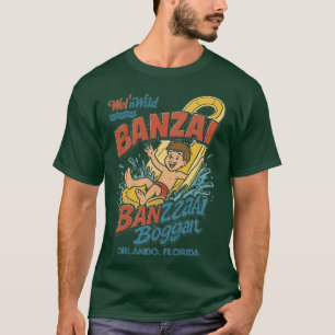 Retro 80er Wasserpark BANZAI ORLANDO, FLORIDA T-Shirt