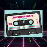 Retro 80ties Glitch Mix Tape 30th Birthday Party Einladung<br><div class="desc">👉 feiern Sie Ihren 30. Geburtstag 80er Jahre Stil mit dieser super lustigen Retro-Mix-Party Einladung. Das Design hat ein glitzernes Motiv aus den achtziger Jahren und Streifen. Diese Einladung wird sicherstellen, dass Set Ihr Party von der Erholung! #zazzlemade - Klicken Sie einfach, um dieses Design zu personalisieren 🔥 Meine Versprechen...</div>