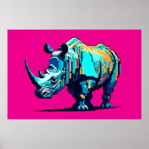 Retro-8-Bit-Nashorn-Pixel-Art-Gamer-Zimmer