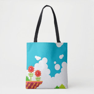 Retro 8-Bitvideospiel-inspirierte Taschen-Tasche