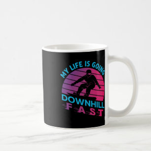 Retro 90er 80er Snowboard Snowboarden Kaffeetasse