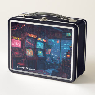 Retro 90er 80er Vintag Arcade Tin Lunch Box