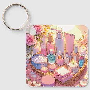 Retro-90er-Anime-Skin-Care-Ästhetik Schlüsselanhänger