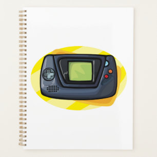 Retro-90er-Handheld-Spielekonsole Gamer Planer