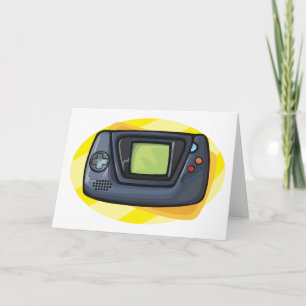 Retro-90er-Handheld-Spielkonsole Gamer Karte