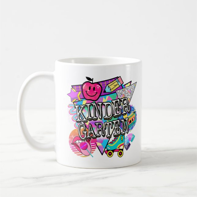 Retro 90er Kindergartenhemd Kaffeetasse (Links)