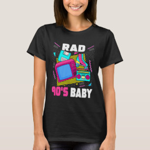 Retro 90er Krass Baby Ästhetik Nostalgie Radio 199 T-Shirt
