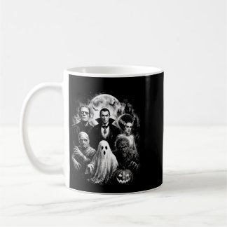 Retro 90er Monster Mash Geist Vampir Horror Kaffeetasse