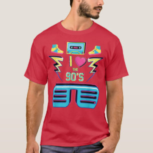 Retro 90er Music Party Radio Disco der 90er Jahre T-Shirt