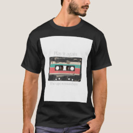 Retro 90er Musik Black Streetwear T-Shirt