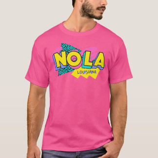 Retro 90er New Orleans NOLA Krass Memphis Style 90 T-Shirt