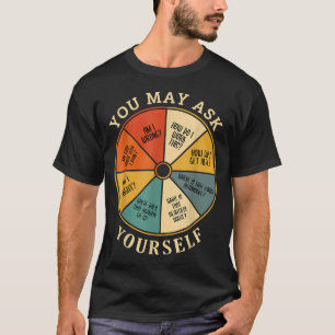 Retro-90er-Shirt für Männer cool, Sie fragen sich T-Shirt