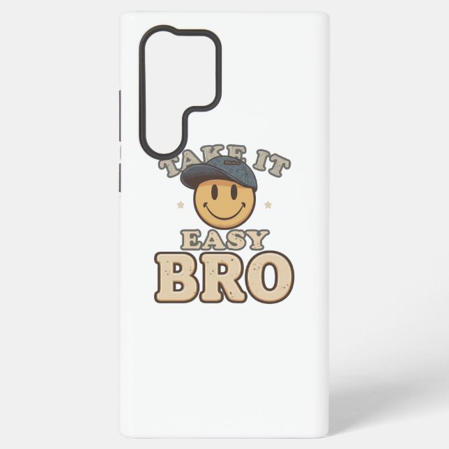 Retro 90er Smiley mit Hut Samsung Galaxy Hülle (Rückseite)