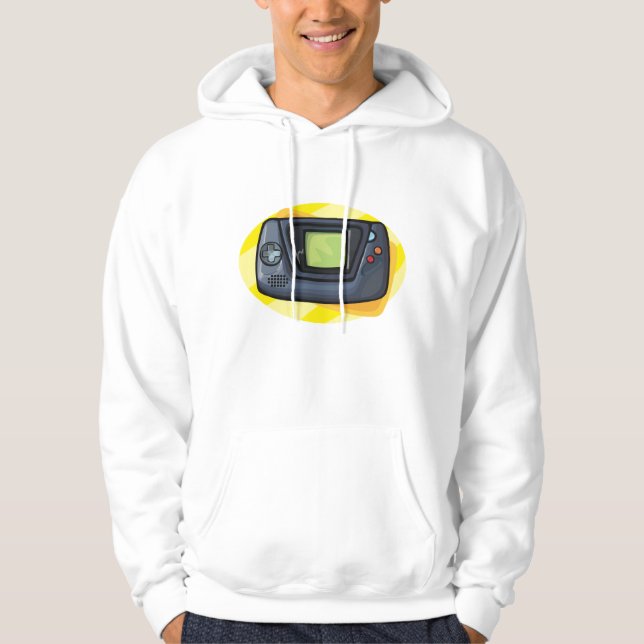 Retro 90s Handheld Game Console Gamer Hoodie (Vorderseite)