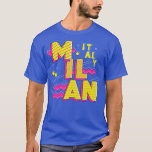 Retro 90s Mailand Italien T-Shirt