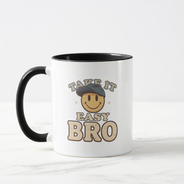 Retro 90s Smiley with a Hat Tasse (Links)