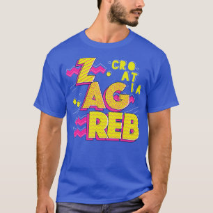 Retro 90s Zagreb Kroatien T-Shirt