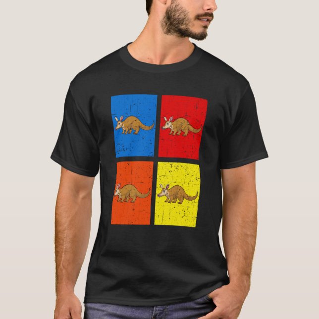 Retro Aardvark T-Shirt (Vorderseite)