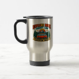 Retro-Abenteuer-Camping-Kaffeetasse | Erkunde mehr Reisebecher