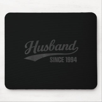 Retro abgenutzter Ehemann seit 1994 32. Hochzeit Mousepad