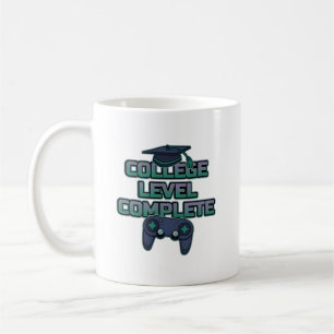 Retro-Abschluss auf Hochschulniveau für Gamer  Kaffeetasse