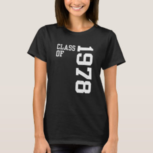 Retro-Abschlussklasse 1978 Senior High School-Tref T-Shirt