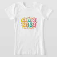 Retro-Abschlussklasse 2039-Shirt | Groovy Kinderga