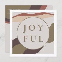 Retro Abstract Joyful Christmas Party