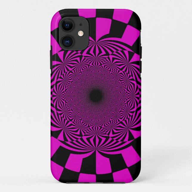 Retro Abstrakt Art Design 3 Case-Mate iPhone Hülle (Rückseite)