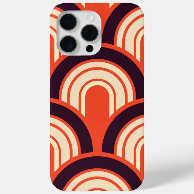 Retro-Abstrakt aus den Fünfzigern Case-Mate iPhone Hülle (Rückseite)