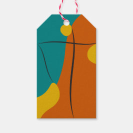 Retro Abstrakt Harmonie Geschenkanhänger