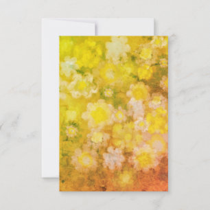 Retro Abstrakt salzige Aquarellmalerei Mitteilungskarte