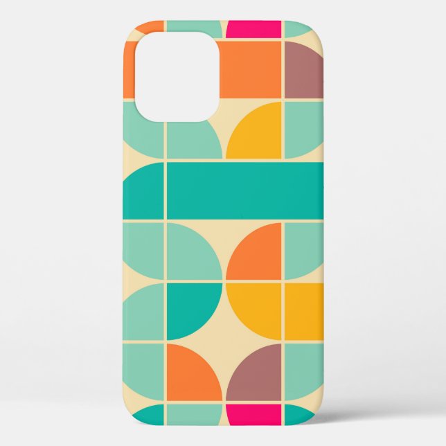 Retro Abstrakt: Zeitloses Nahtloses Design. Case-Mate iPhone Hülle (Rückseite)