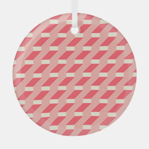 Retro abstrakte Geometrie, Vintage-Treppen. Ornament Aus Glas