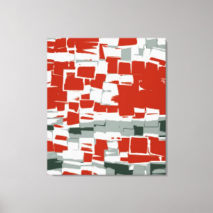 Retro Abstrakte Kunst-Déco Leinwanddruck